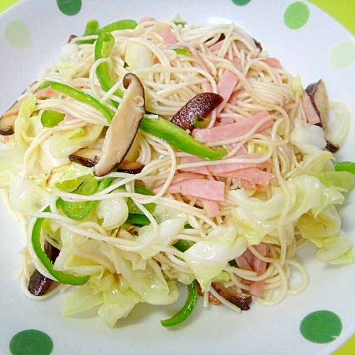 キャベツとハム椎茸の炒めそうめん レシピ 作り方 By Mint74 楽天レシピ キャベツとハム椎茸の炒めそうめん レシピ 作り方 By Mint74 楽天レシピ